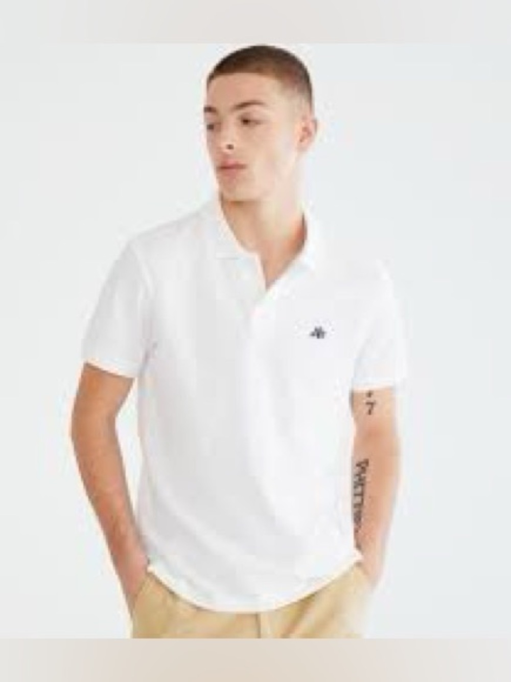 Aeropostale A87 MENS logo piqué polo